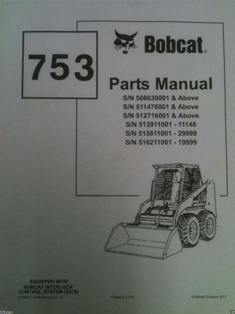 1992 bobcat 753 skid steer aux hyd kubota|bobcat 753 parts list.